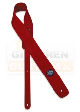 Gaucho Gitarrengurt Velour rot